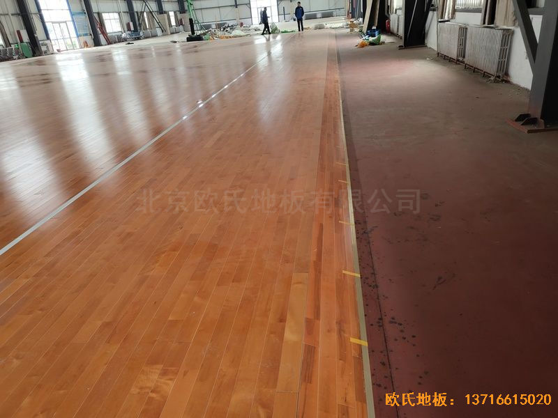 山東臨沂市監(jiān)獄體育木地板施工案例