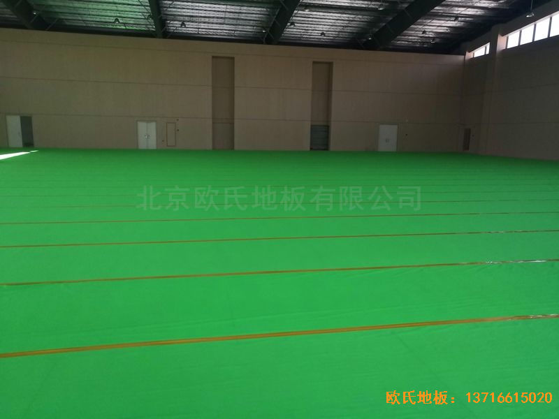 廣州永順大道鐵英中學(xué)體育地板鋪裝案例