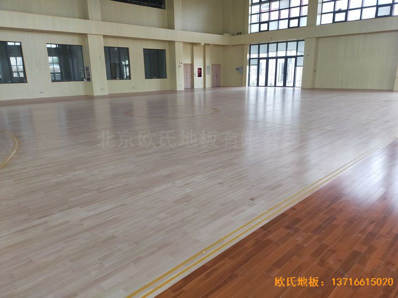 江蘇連云港消防隊運動地板鋪裝案例