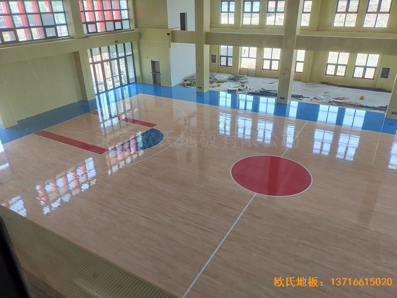 江蘇連云港消防隊運動地板鋪裝案例