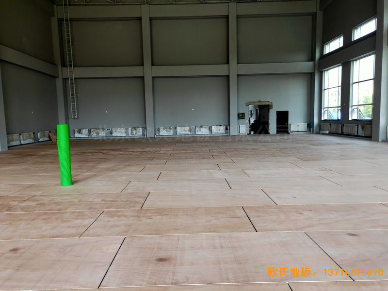 遼寧沈陽于洪機(jī)場體育地板安裝案例