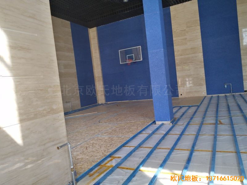 內(nèi)蒙古赤峰中國稅務(wù)總局職工活動中心運(yùn)動木地板施工案例