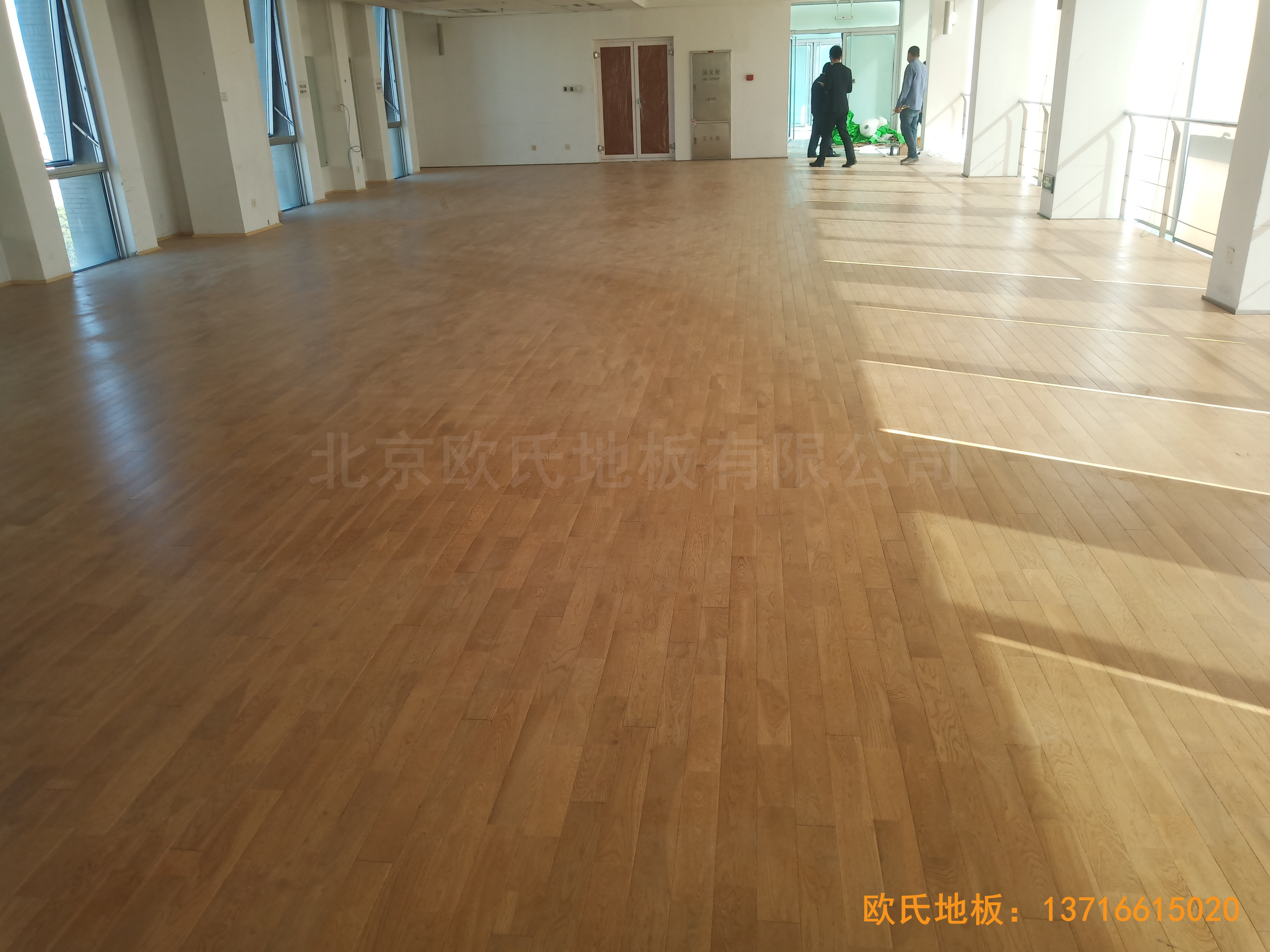 中國科學(xué)院技術(shù)研究所運動館體育木地板鋪裝案例5