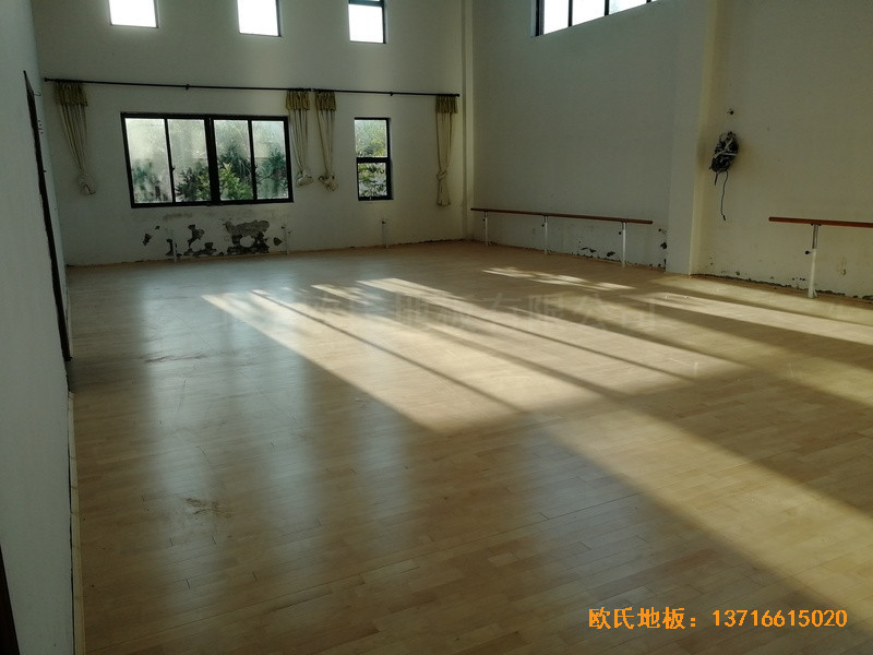 杭州建德籃球館運動地板安裝案例5