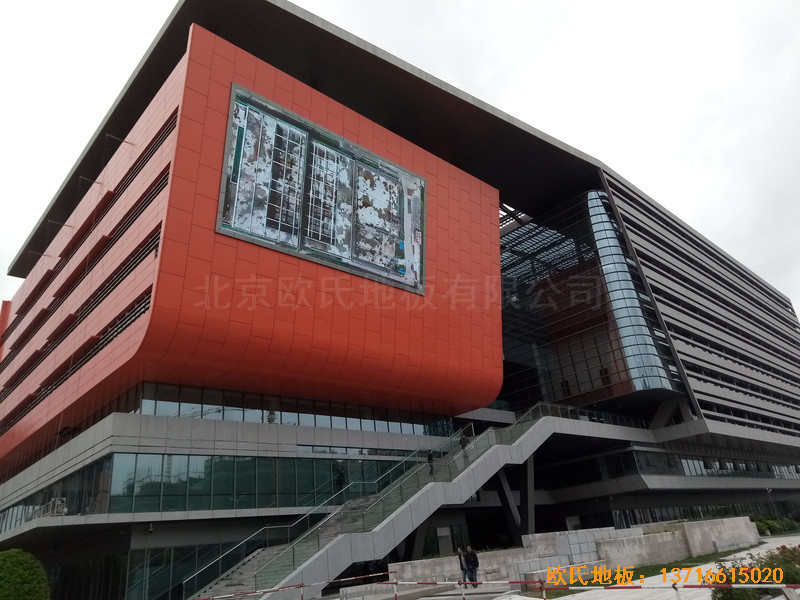 江蘇揚州市廣陵區(qū)體操館運動地板鋪裝案例0