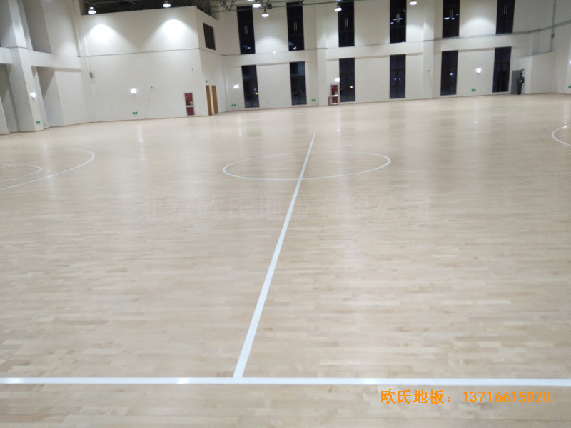 浙江寧波象山分?；@球館體育地板鋪裝案例4