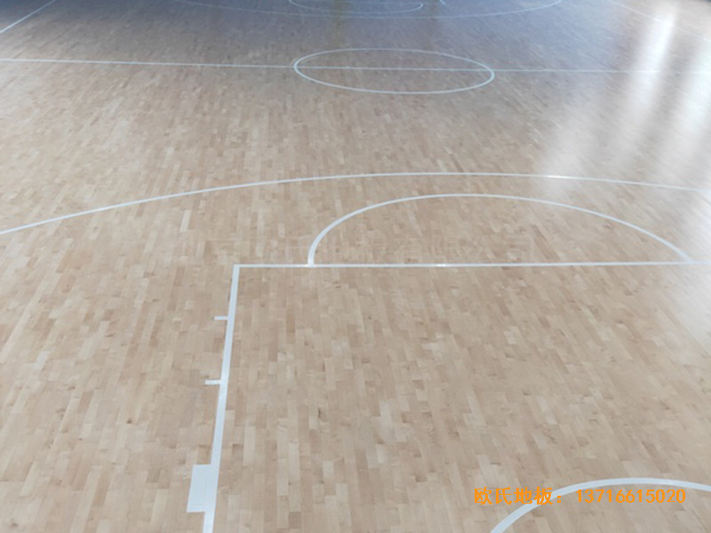 溫州消防特勤大隊籃球館運動地板鋪設(shè)案例2