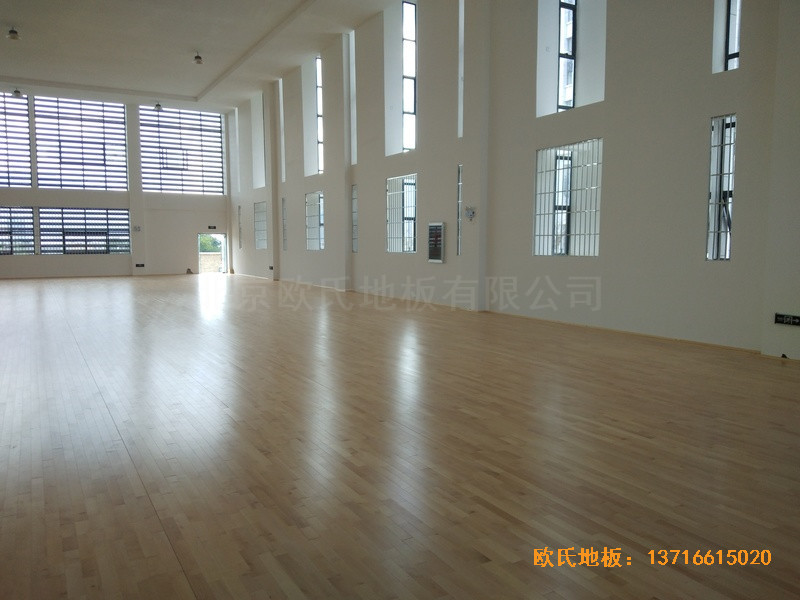 云南高速管理中心籃球館體育地板安裝案例3