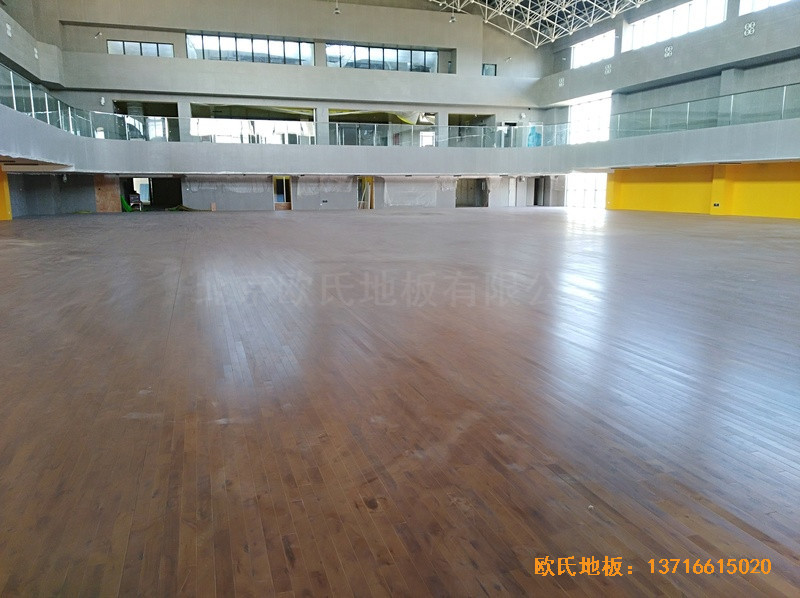 北大附屬益田實驗學(xué)校體育館運動地板安裝案例4