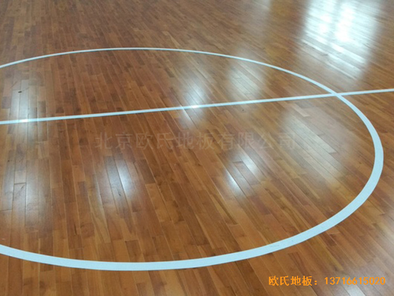 南京江寧區(qū)籃球俱樂部體育地板施工案例4