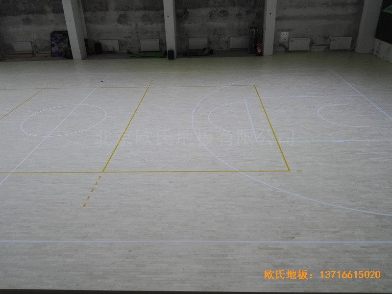 吉林國(guó)電雙遼發(fā)電廠體育館運(yùn)動(dòng)地板安裝案例5