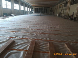 陜西榆林神木何家塔煤礦運(yùn)動(dòng)木地板鋪設(shè)案例