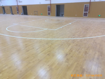 江蘇上海大眾儀征分公司運動館運動地板鋪設(shè)案例