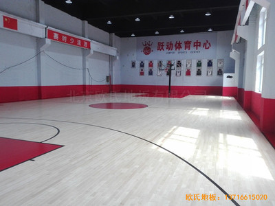 吉林琿春躍動體育中心體育地板安裝案例